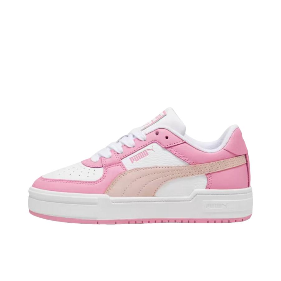 推荐商品：Puma/彪马 Ca Pro Classic 板鞋 舒适透气防滑耐磨厚底百搭复古时尚网球风拼接 粉色/白色 