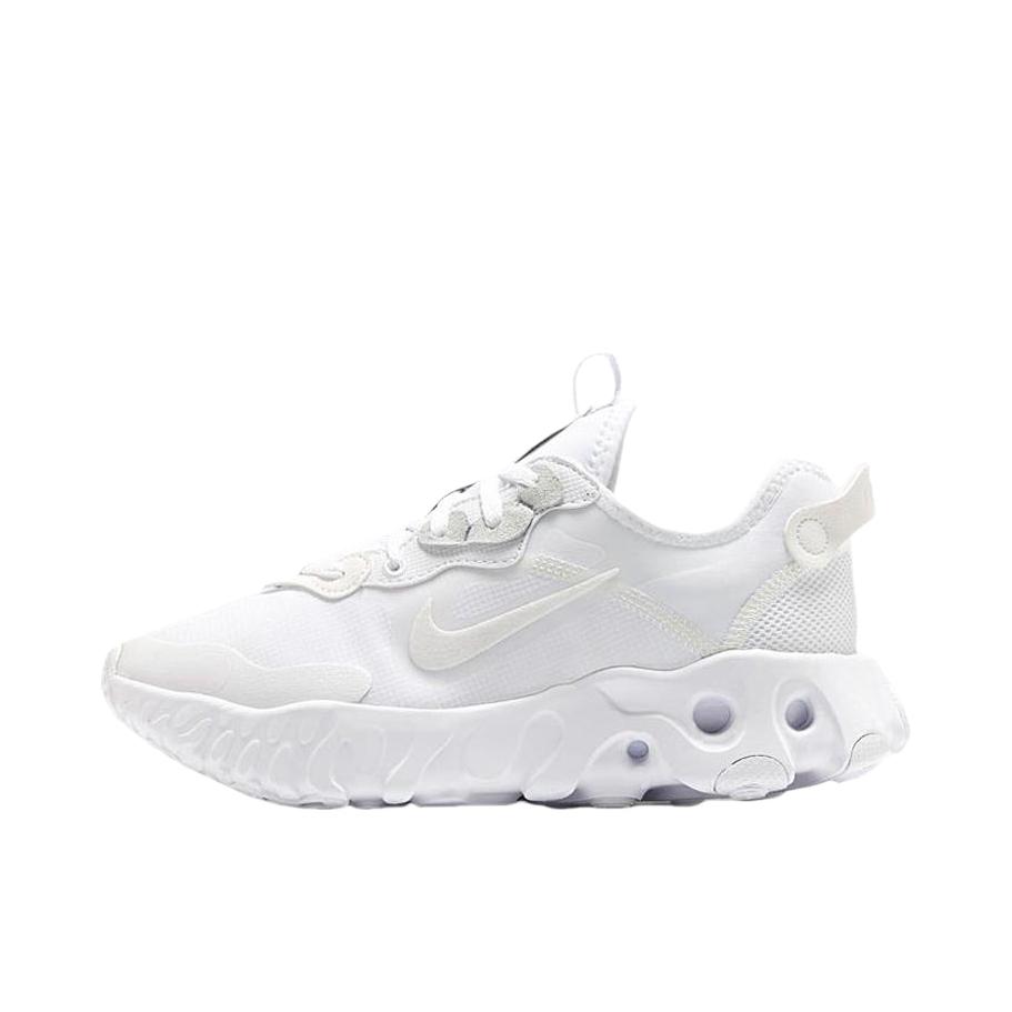 推荐商品：Nike React Art3mins 泡棉缓震 轻便透气 复古时尚 耐磨 运动 跑鞋 白色