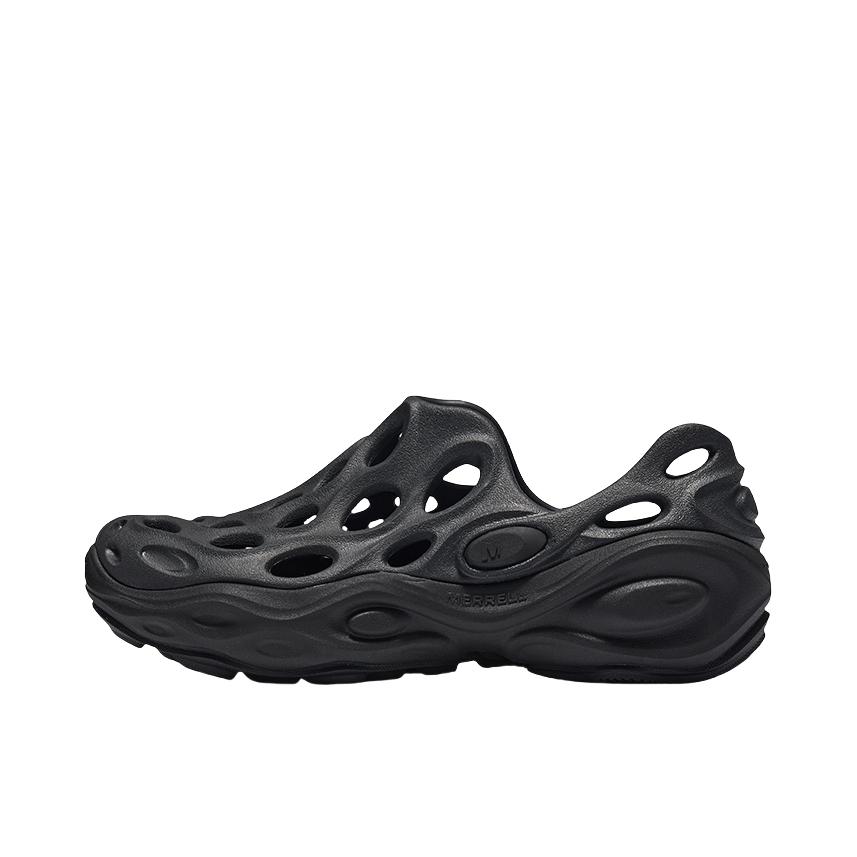 推荐商品：Merrell/迈乐  HYDRO NEXT MOC  毒液3  舒适透气 涉水 防磨 耐磨软底 沙滩  一脚蹬  包头  户外鞋 溯溪鞋 女款/黑色/暗夜黑