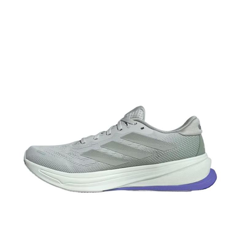 推荐商品：adidas SUPERNOVA Rise 2 跑鞋 缓震回弹稳定透气防滑耐磨防水支撑轻便贴合柔弹 奇迹银/银绿色