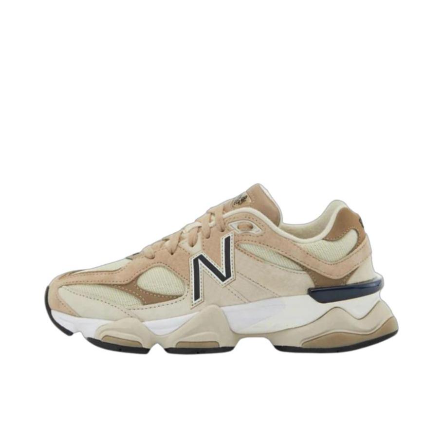 推荐商品：New Balance 9060 跑鞋 绒面革舒适减震网面透气防滑耐磨拼接复古增高圆头贴合耐穿 米色/奶油色