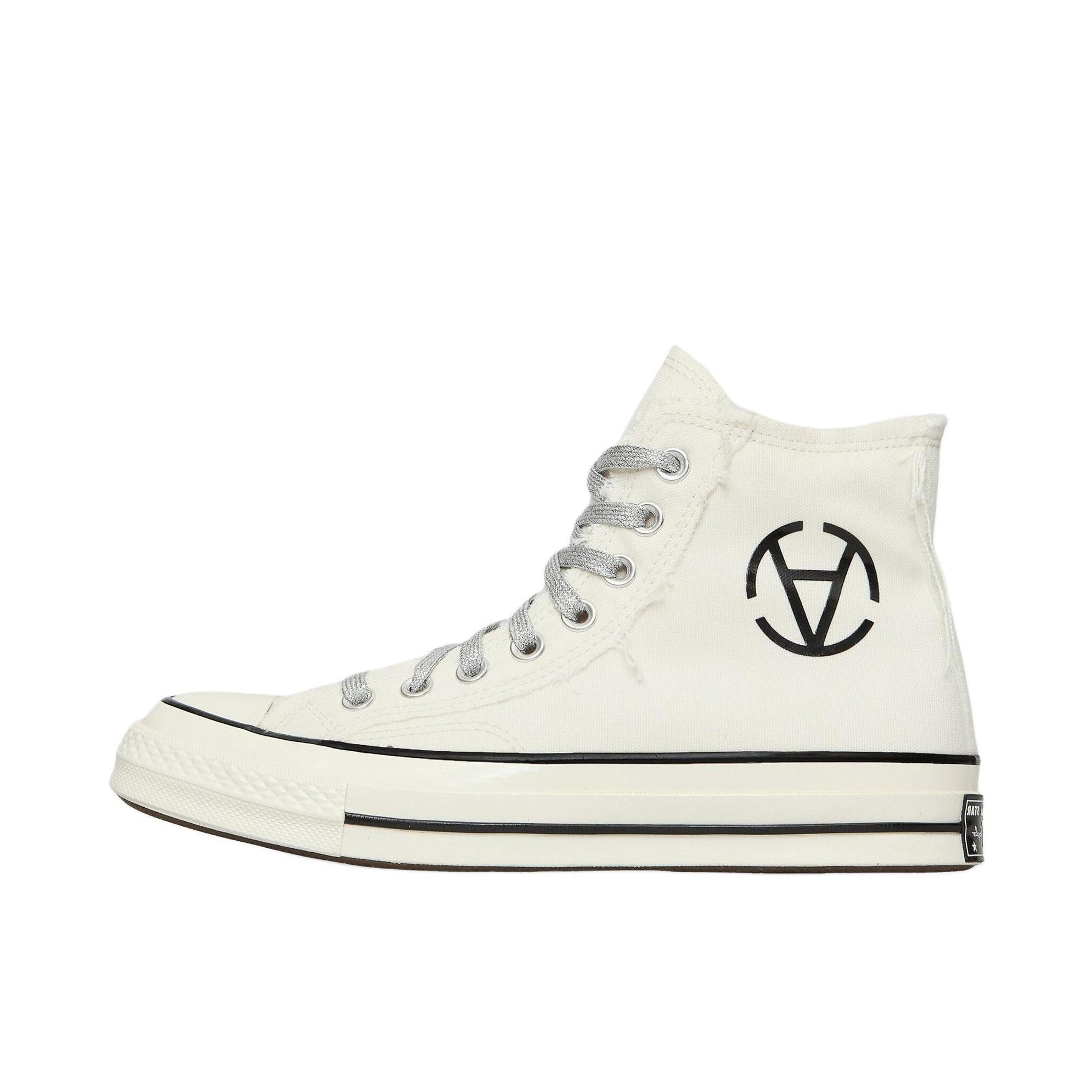 推荐商品：Converse/匡威 Chuck 70 帆布鞋 防滑耐磨轻便透气舒适百搭拼接感方头贴合 Slam Jam联名/白色
