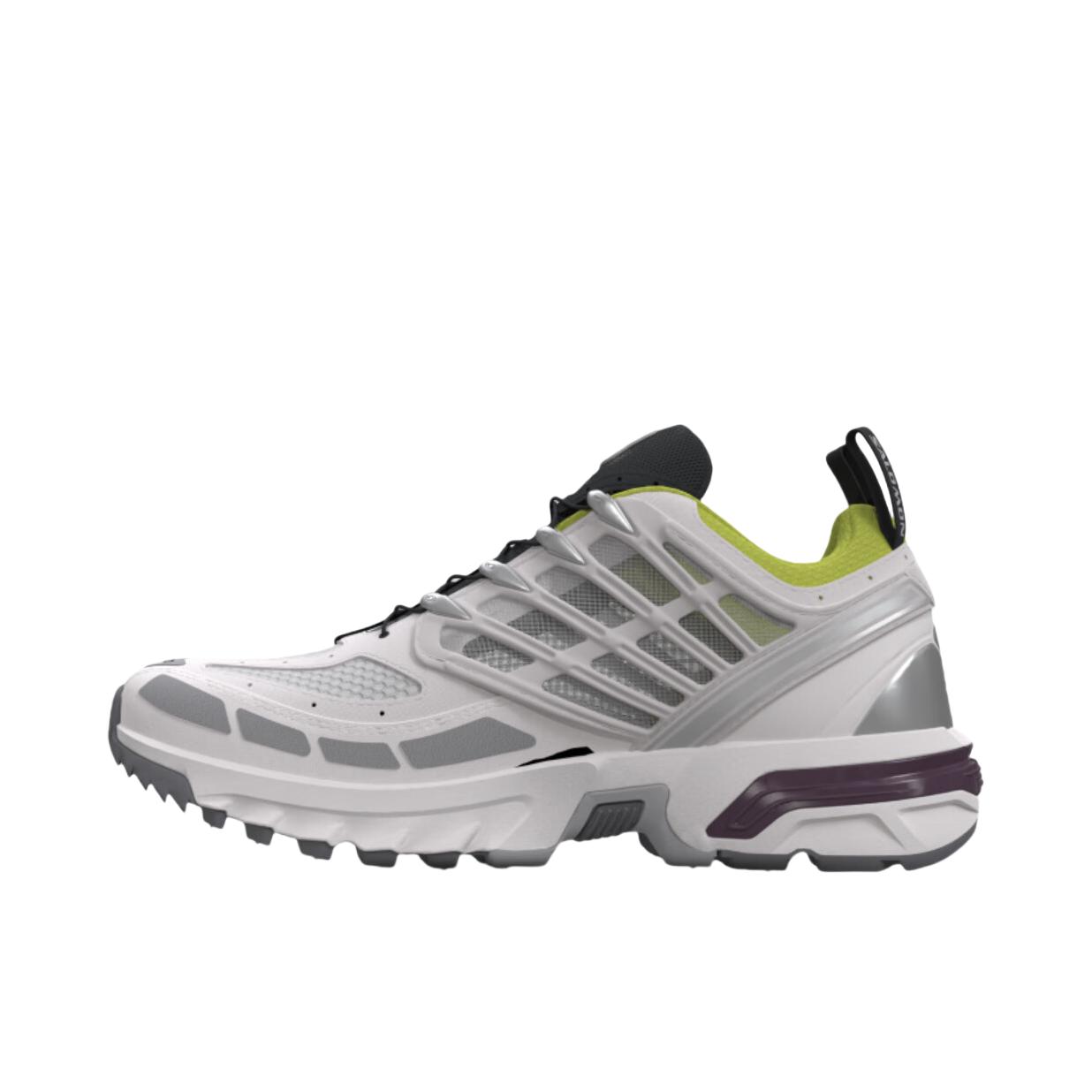 推荐商品：Salomon/萨洛蒙 ACS Pro 户外机能 减震 轻便 跑鞋 浅灰色 