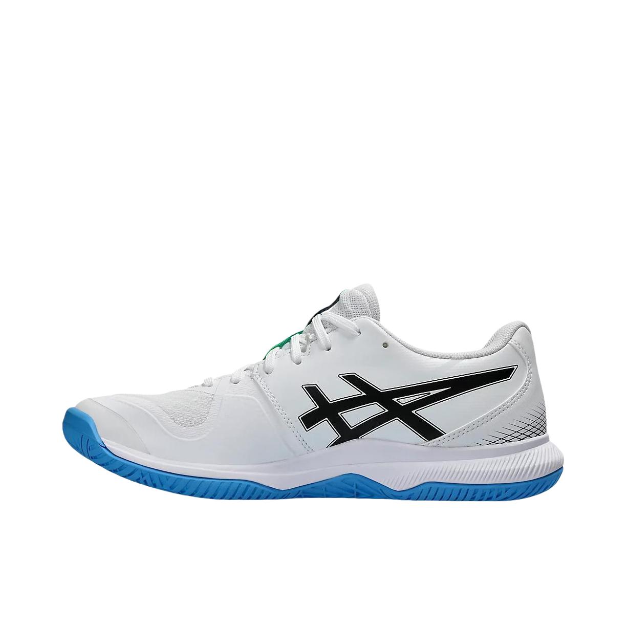 推荐商品：Asics/亚瑟士 Gel-Tactic 12 减震耐磨 防滑 透气网布 稳定支撑 舒适百搭 灵活 排球鞋 蓝色/白色