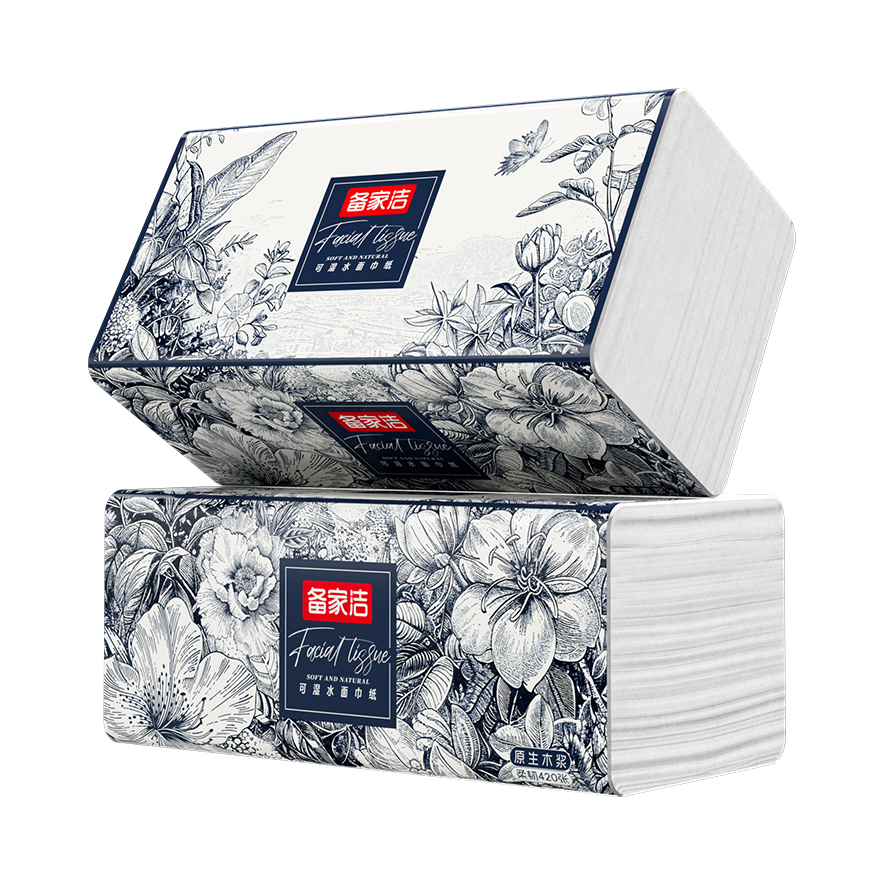 推荐商品：备家洁 柔韧系列 5层 抽纸 175mm*175mm