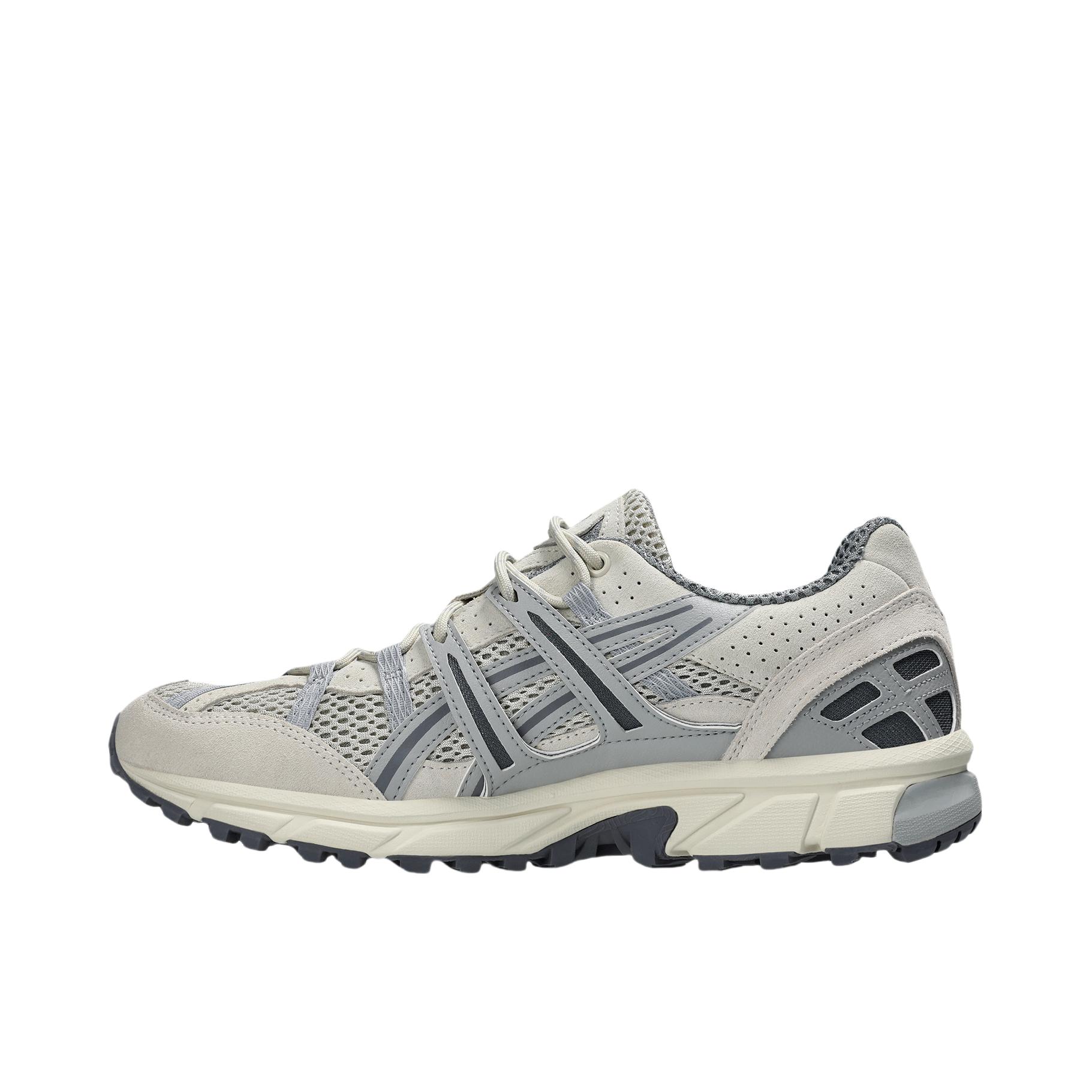 推荐商品：Asics/亚瑟士 Gel-Sonoma 15-50 跑鞋 舒适缓震轻便透气合成革经典复古时尚百搭织物回弹 浅灰色/白色