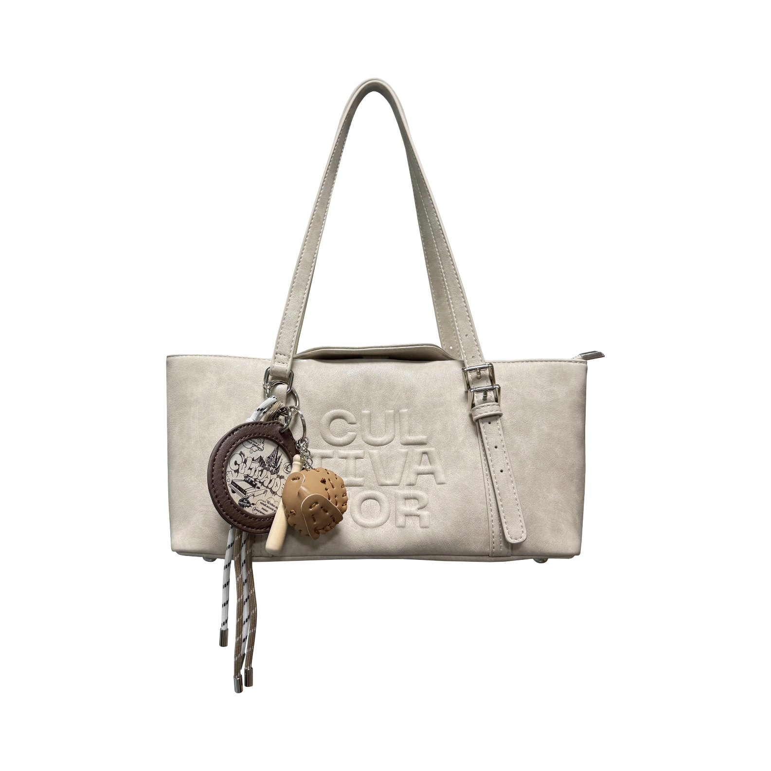 推荐商品：cultivator 复古休闲百搭多色PU单肩包