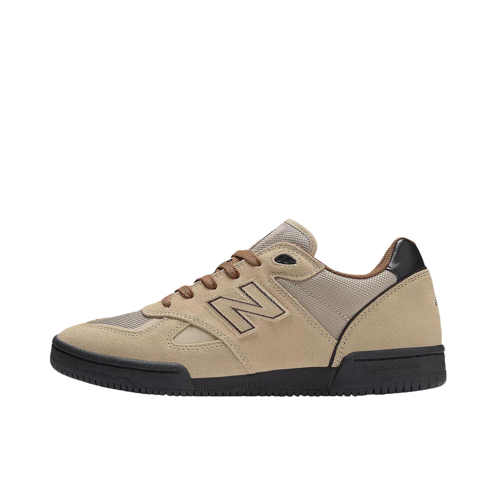 推荐商品：New Balance Numeric Tom Knox 600 防滑耐磨 轻便软底 低帮 系带 圆头 舒适百搭 板鞋 Tom Kno联名/D宽/米色/棕色