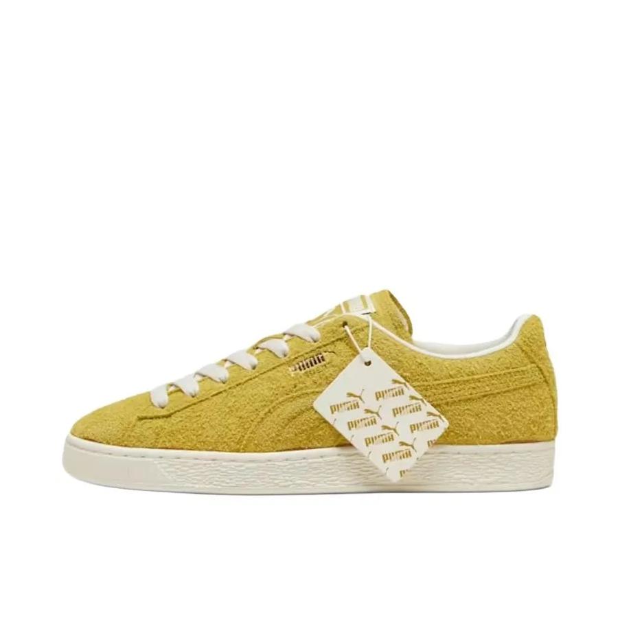推荐商品：Puma/彪马 Clyde the Neverworn IV 防滑耐磨 低帮 圆头 平跟 舒适百搭 板鞋 黄色