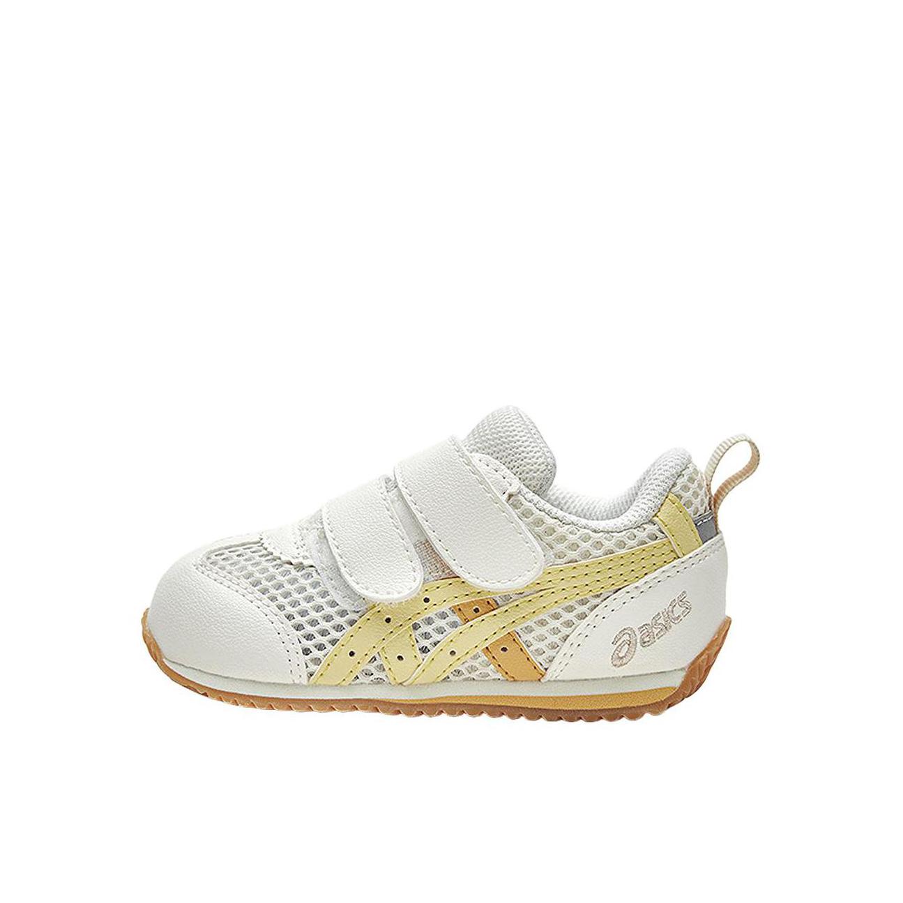 推荐商品：Asics/亚瑟士 Cotla Mini 耐磨软底 舒适透气 防滑 休闲百搭 童鞋 小童/白色/黄色