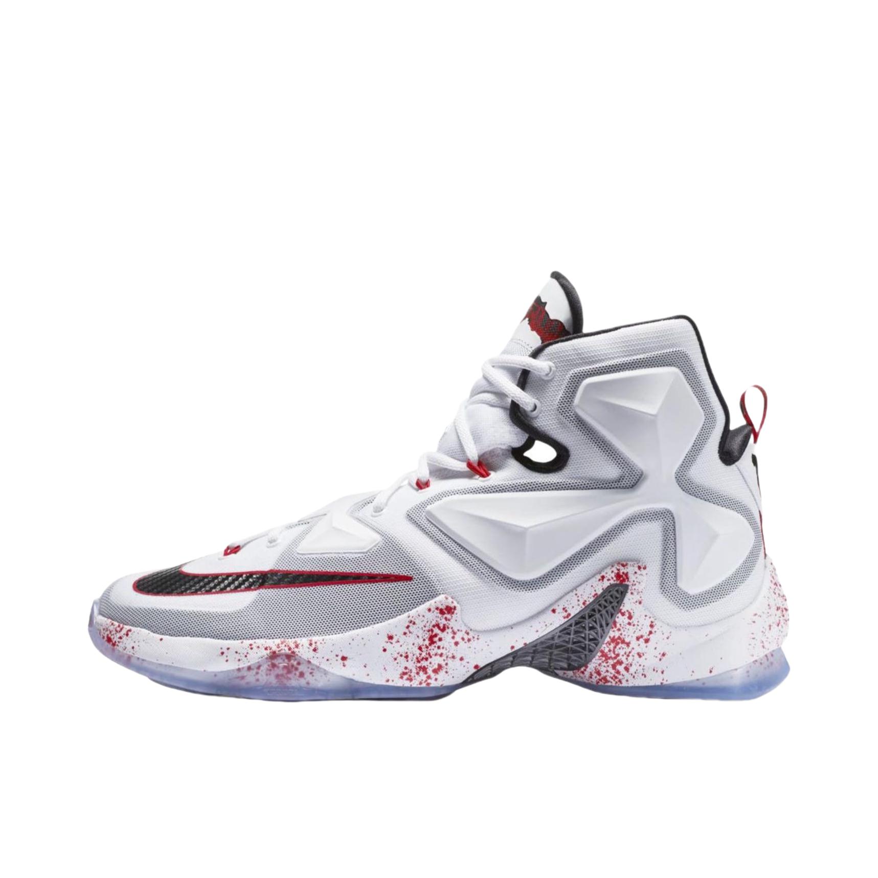 推荐商品：Nike Zoom LeBron 13 詹姆斯 稳定支撑 减震回弹 轻便透气 圆头 实战 运动 篮球鞋 Friday the 13th 万圣节