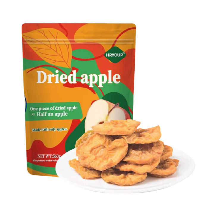 推荐商品：HRYOUP 苹果干 袋装 560g