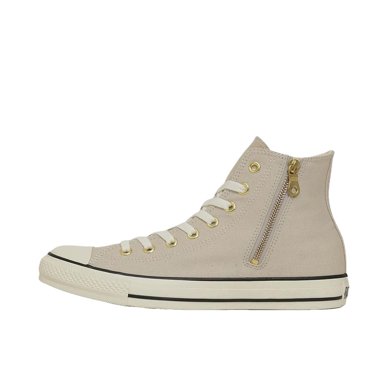 推荐商品：Converse/匡威 ALL STAR STUDSPATCH Z HI 运动 防滑 耐磨 高帮 帆布鞋 米色