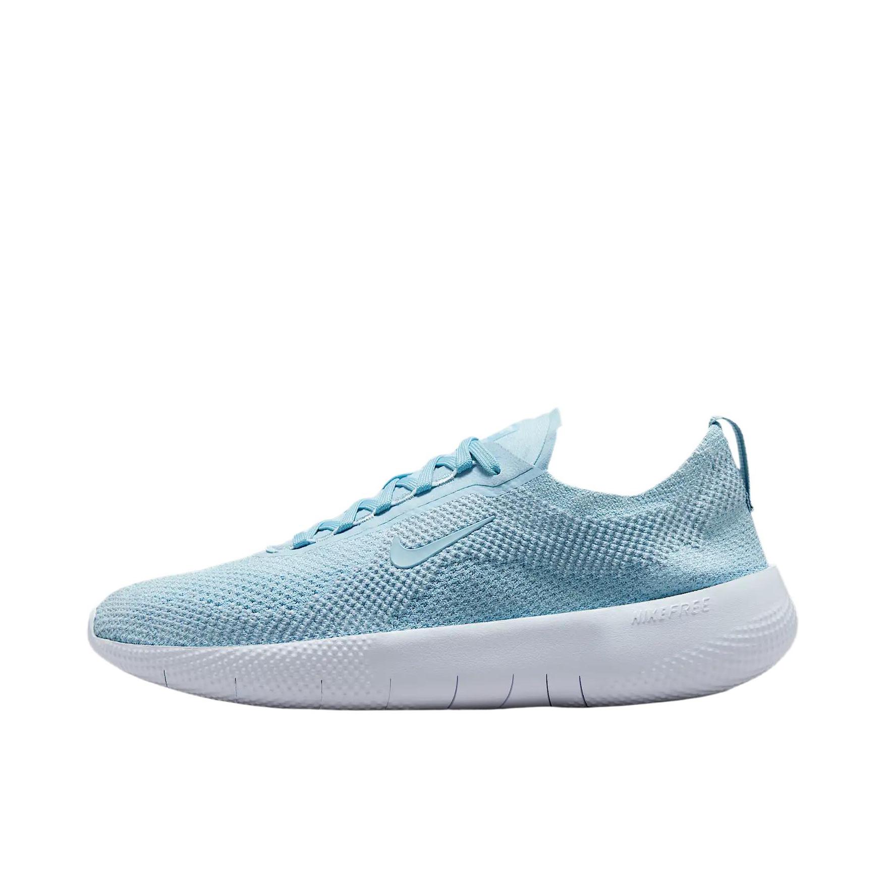 推荐商品：Nike Free 2025 运动休闲鞋 飞织防滑耐磨舒适缓震低帮百搭流光风 浅海蓝色