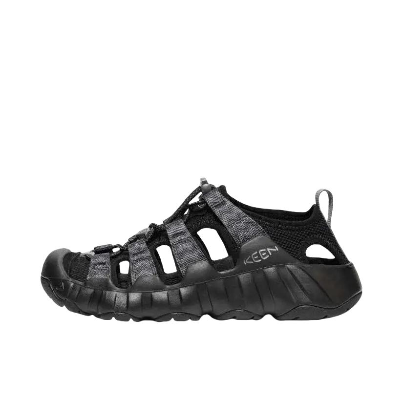 推荐商品：KEEN/科恩 Hyperport H2 舒适 出街 防水 抓地 户外鞋 溯溪鞋 黑色/钢铁灰