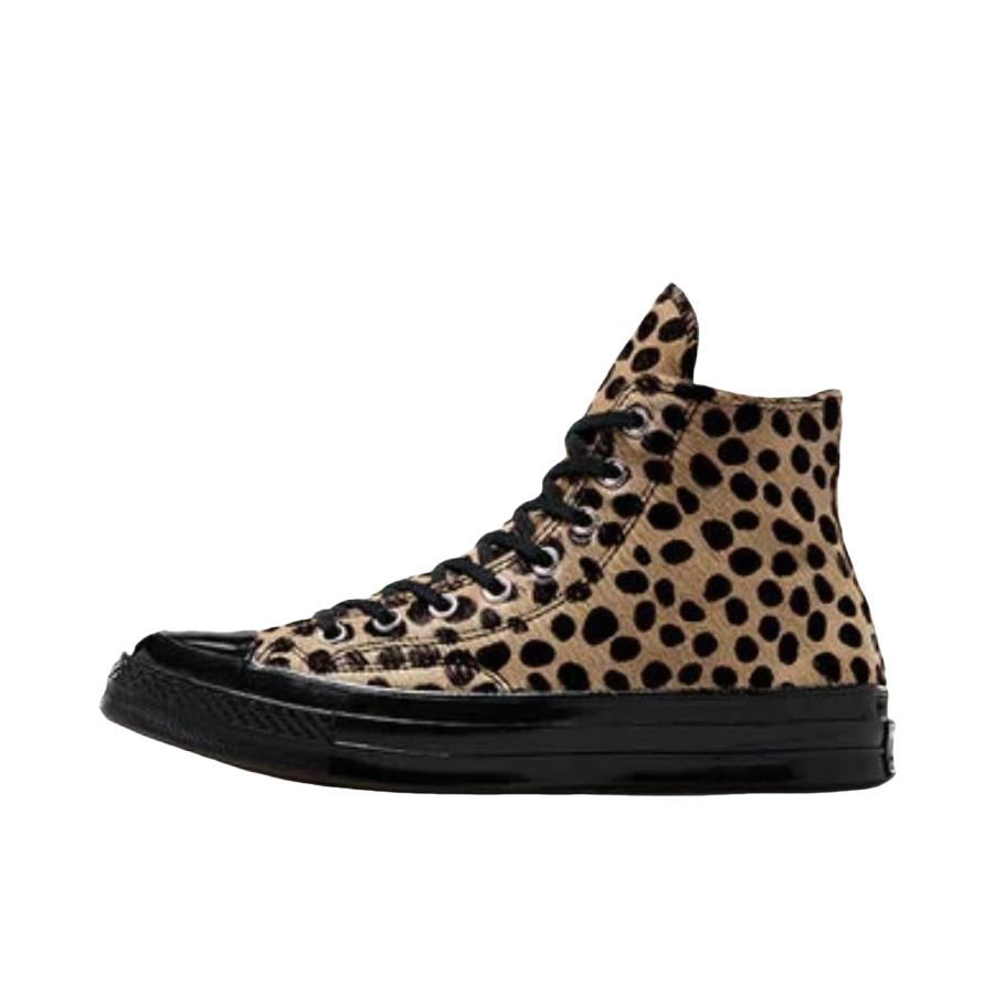 推荐商品：Converse/匡威 Chuck 70 帆布鞋 防滑耐磨轻便透气舒适百搭拼接感方头贴合 黑色/金色