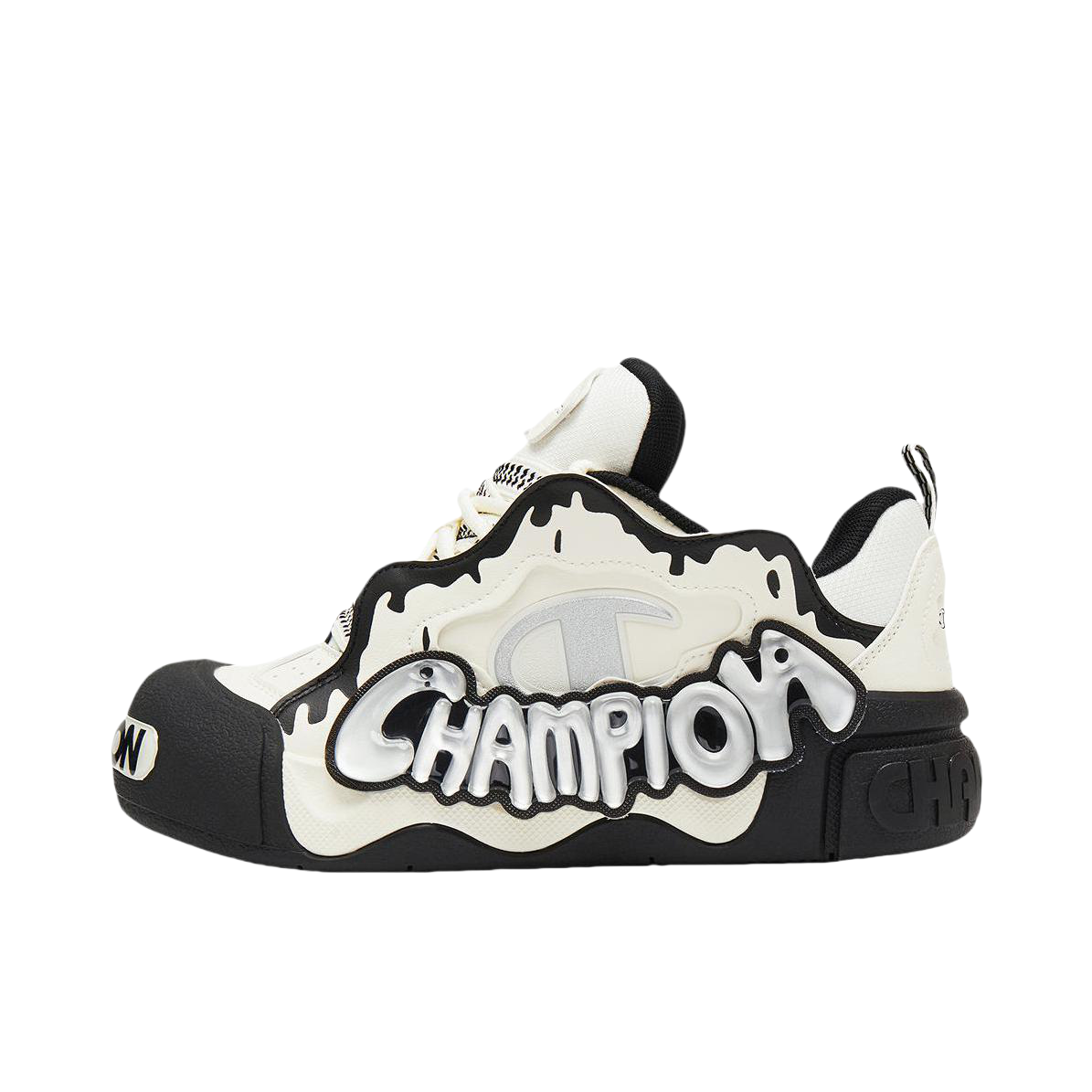 推荐商品：Champion/冠军 Jelly 厚底增高 平跟 日常 运动休闲鞋 黑色/白色