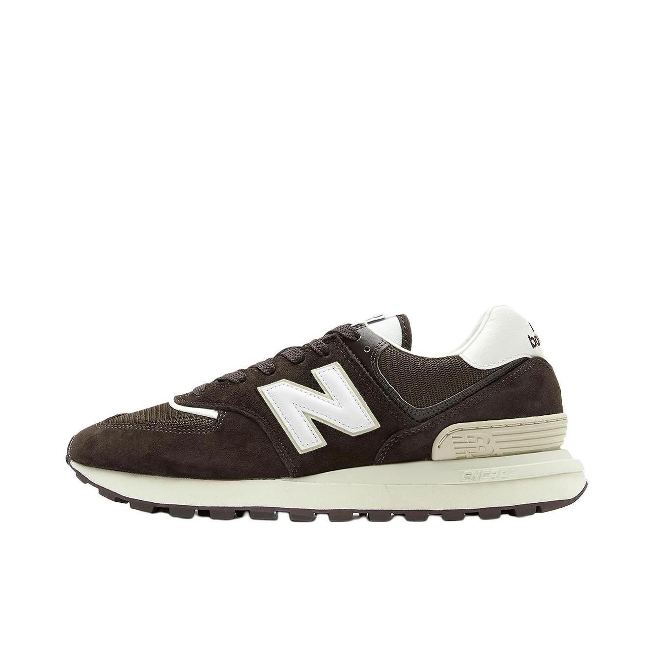 推荐商品：New Balance 574 运动休闲鞋 阿甘鞋 经典复古防滑耐磨缓震舒适透气时尚百搭轻便 D宽/深棕色/白色