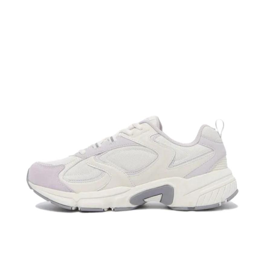 推荐商品：FILA/斐乐 防滑 耐磨 厚底增高 老爹鞋 精简版 1RM02715G 白色/灰色  