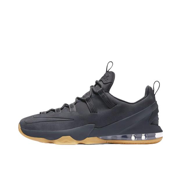 推荐商品：Nike Zoom LeBron 13 詹姆斯 稳定支撑 减震回弹 轻便透气 圆头 实战 运动 篮球鞋 Low Anthracite Gum 灰麂皮Low