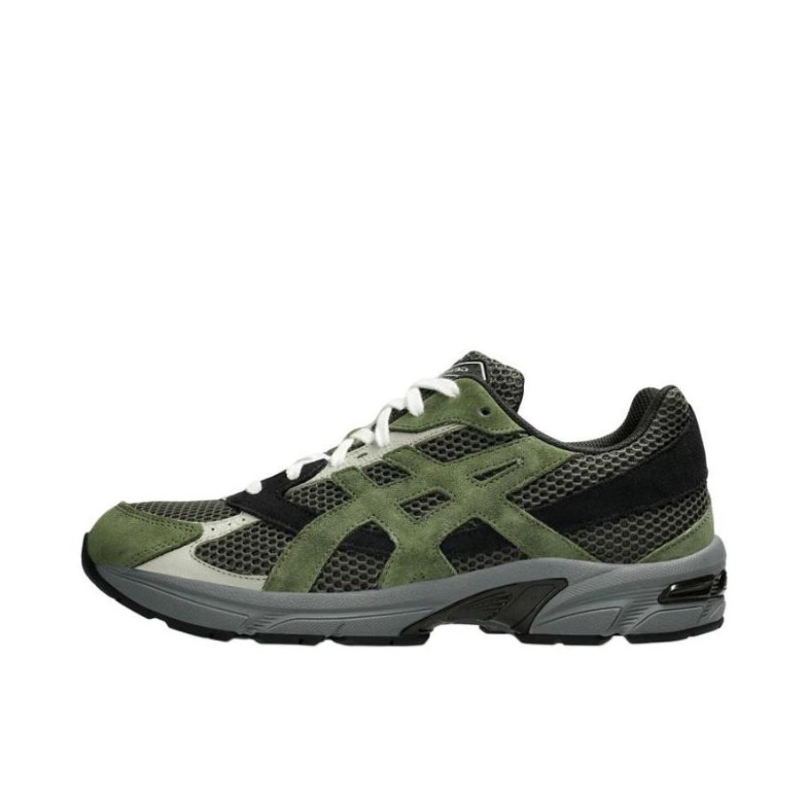 推荐商品：Asics/亚瑟士 Gel-1130 跑鞋 防滑耐磨缓震抓地织物网布透气复古马拉松短跑贴合圆头千禧风 绿色 
