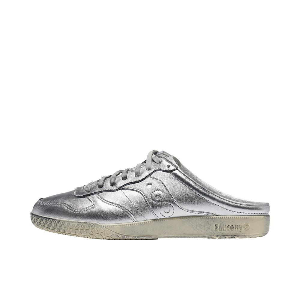 推荐商品：Saucony/索康尼 BULLET CT MULE 轻便 百搭 复古 运动休闲鞋 女款/银色