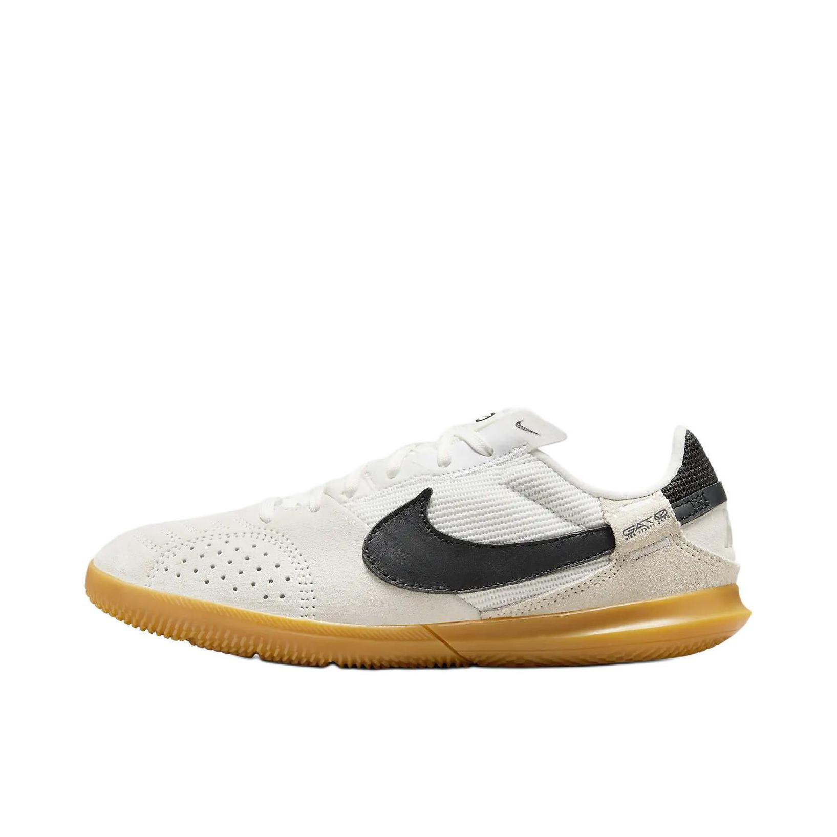推荐商品：Nike Streetgato IC 平底 室内 耐穿圆头抓地 足球鞋 大童/顶峰白/夜之森林 