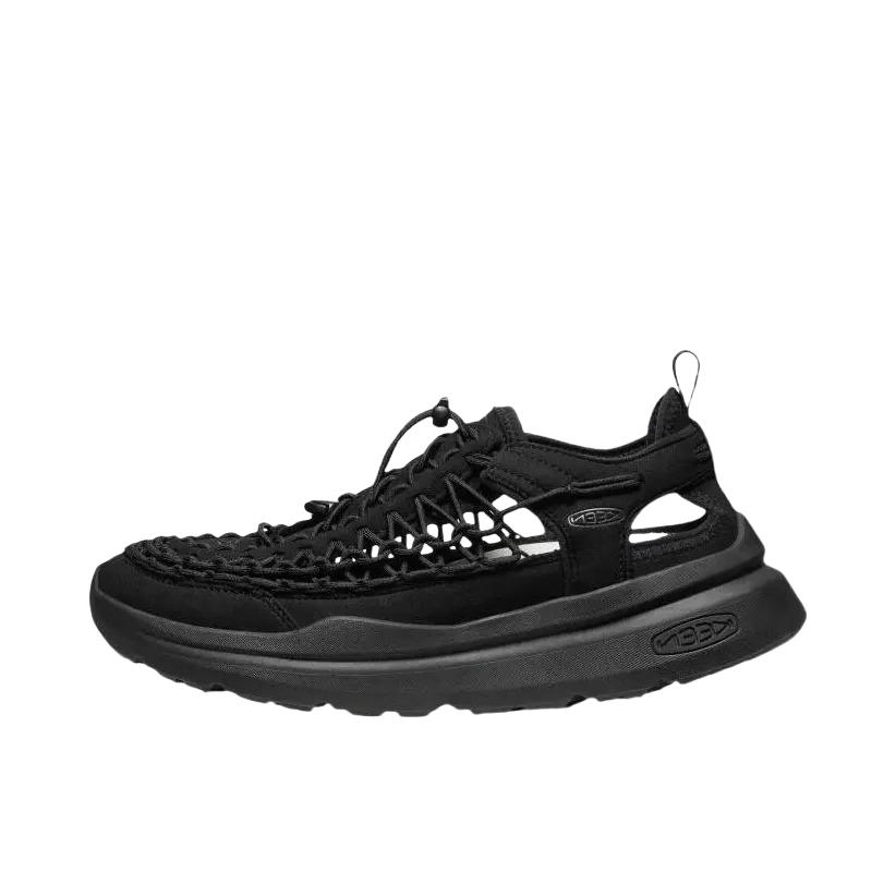 推荐商品：KEEN/科恩 沙滩 抽绳 中跟 包头 凉鞋 黑色