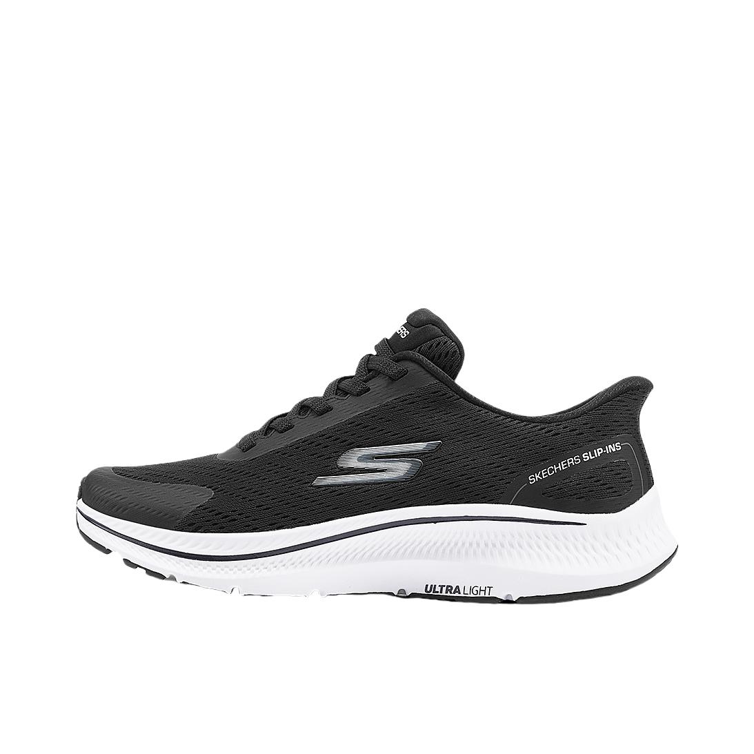 推荐商品：Skechers/斯凯奇 Go Run Consistent 2.0 轻便透气 缓震回弹 防滑耐磨 舒适百搭 跑鞋 黑色/白色