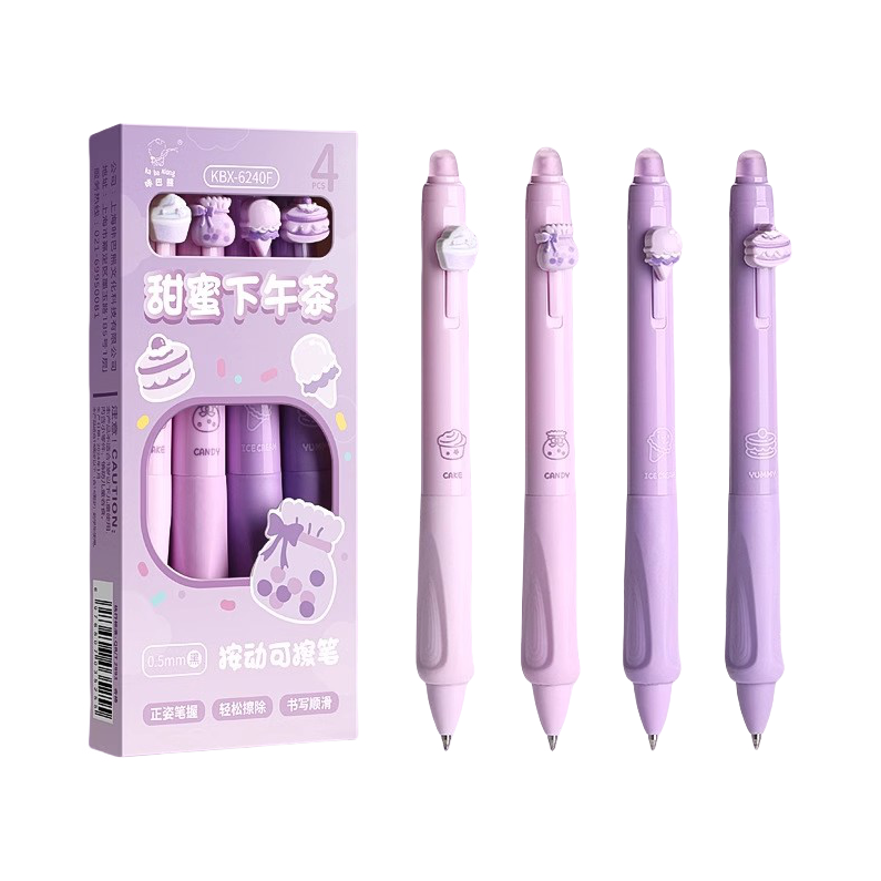 推荐商品：K100 甜蜜下午茶系列 0.5mm 可擦中性笔 KBX