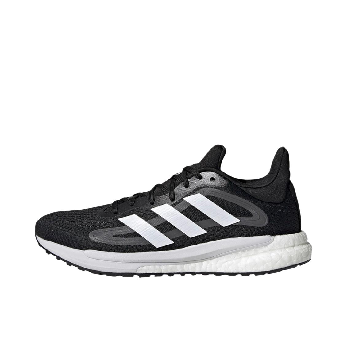 推荐商品：adidas Solar Glide 4 ST 休闲 低帮 系带 运动 跑鞋 男款/黑色/白色