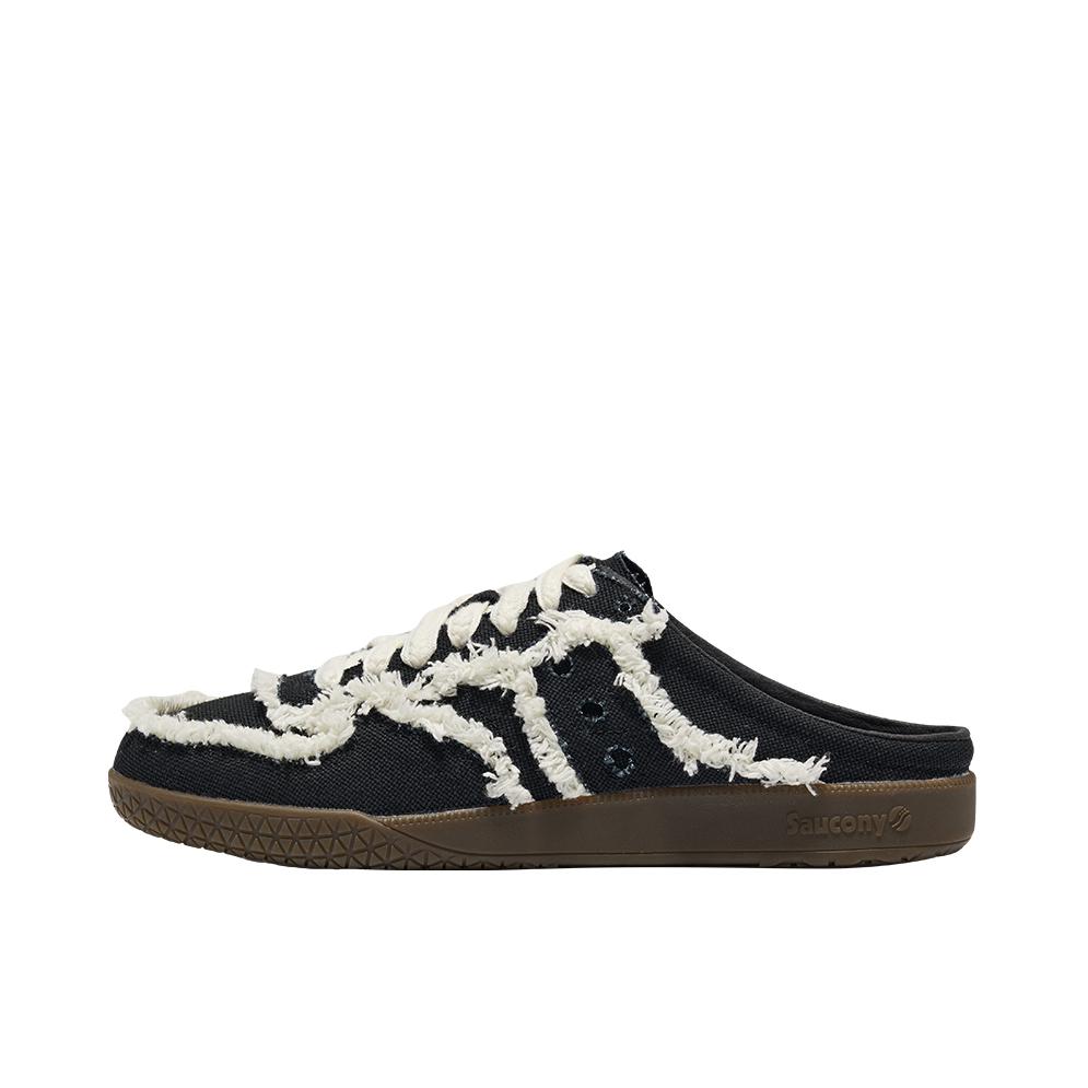 推荐商品：Saucony/索康尼 BULLET CT MULE 轻便 百搭 复古 运动休闲鞋 女款/黑色/白色