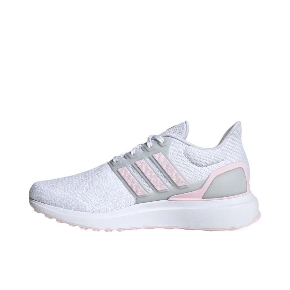 推荐商品：adidas Ubounce DNA 跑鞋 防滑耐磨网面透气回弹织物轻运动 女款/白色/粉色