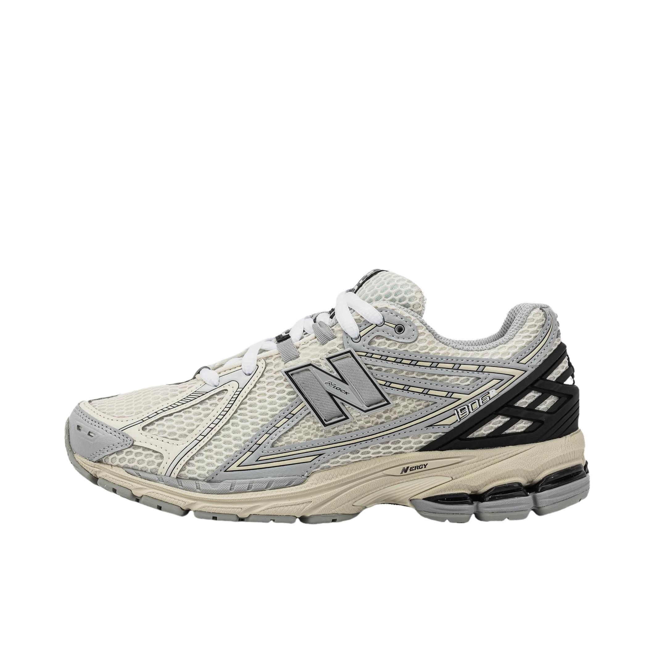 推荐商品：New Balance 1906R 跑鞋 网面透气防滑耐磨轻便复古防水运动贴合 D宽/米色/灰色/白色