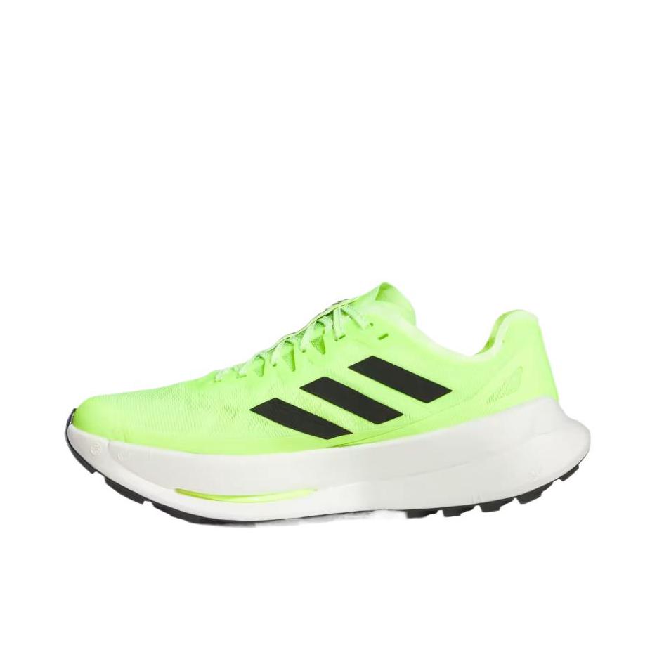 推荐商品：adidas Terrex Agravic Speed 跑鞋 运动减震耐磨防滑防水织物支撑回弹贴合越野训练 黄色
