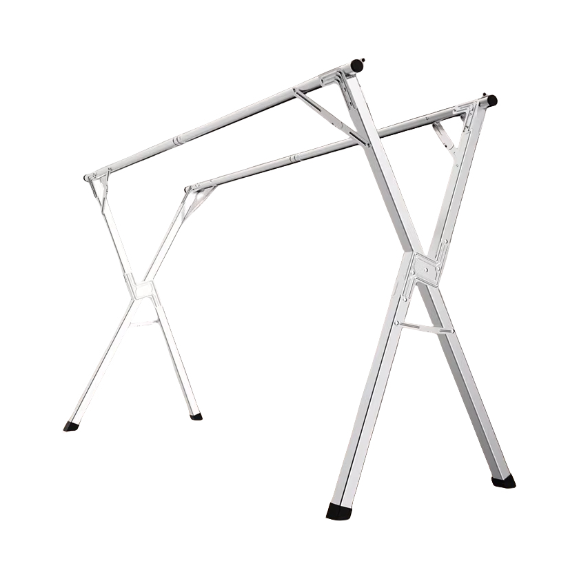 推荐商品：EVERTE/埃维特 不锈钢 双杆款 落地折叠伸缩晾衣架