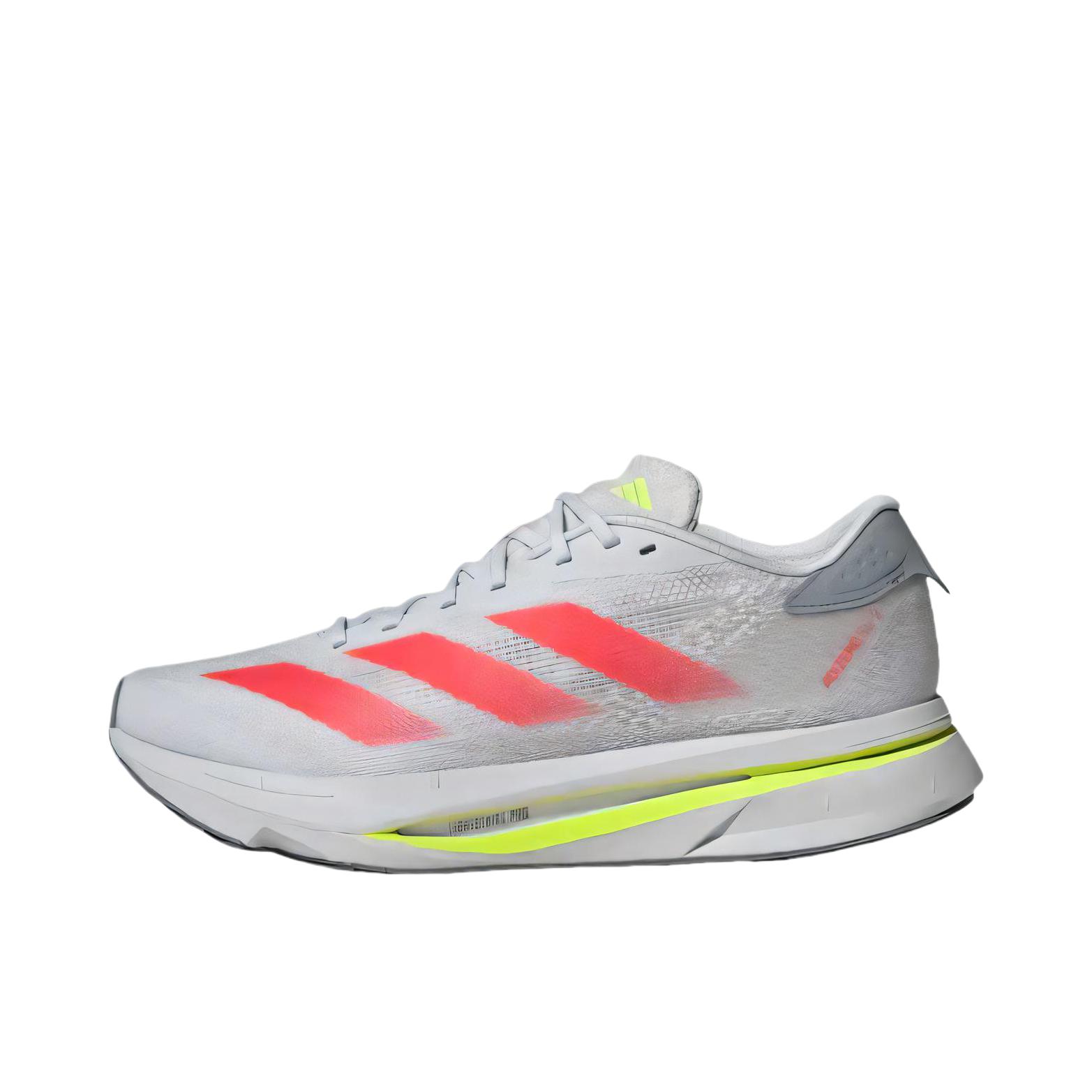 推荐商品：adidas Adizero Sl 2 跑鞋 轻便缓震支撑马拉松闪充长跑备赛体测训练防滑竞速贴合 女款/灰色/红色