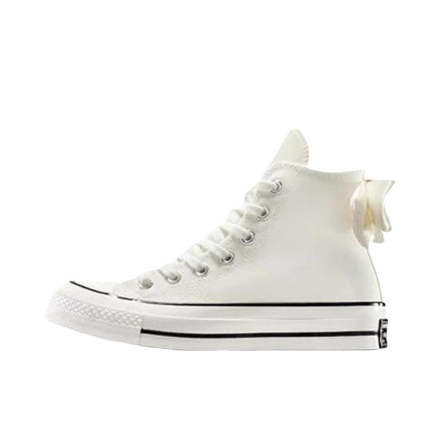 推荐商品：Converse/匡威 Chuck 70 帆布鞋 防滑耐磨轻便透气舒适百搭拼接感方头贴合 浅白色 