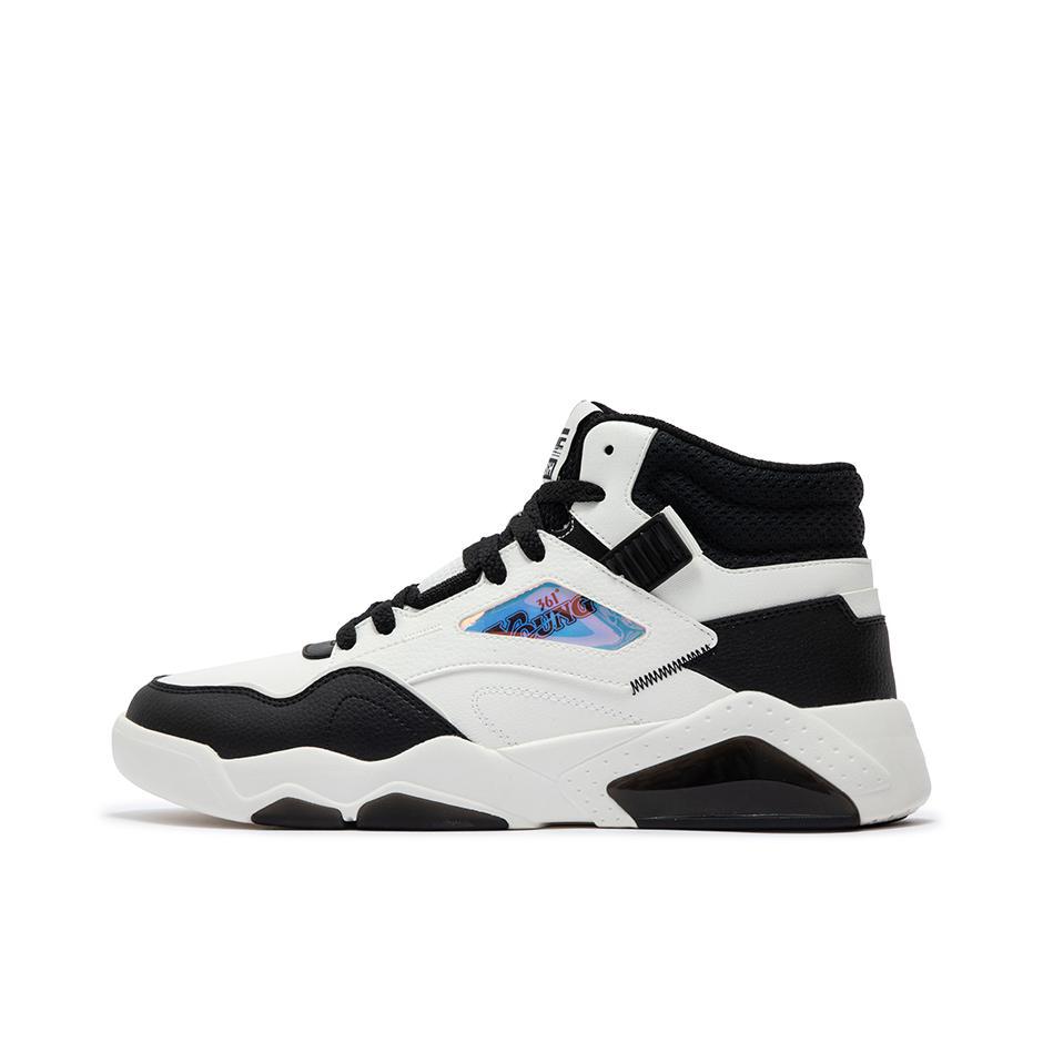 推荐商品：361° 加毛 增高 舒适 防滑耐磨 时尚百搭 运动休闲鞋 682446615B 加绒/羽毛白/曜石黑