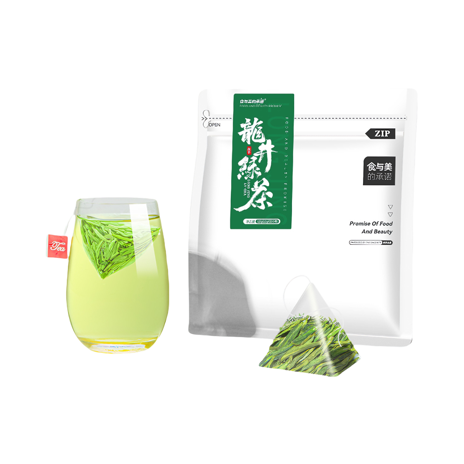 推荐商品：一伯 龙井绿茶 袋装