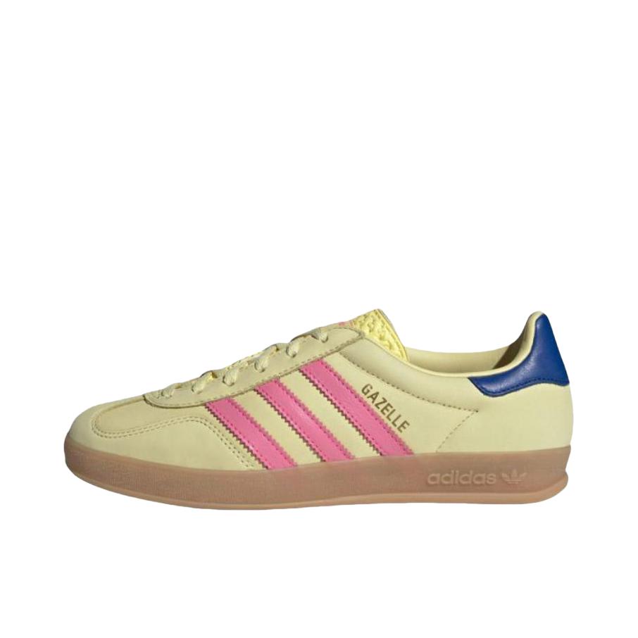 推荐商品：adidas Originals Gazelle T头鞋 德训鞋 板鞋 轻便复古薄底舒适百搭减震耐磨贴合圆头 淡黄色
