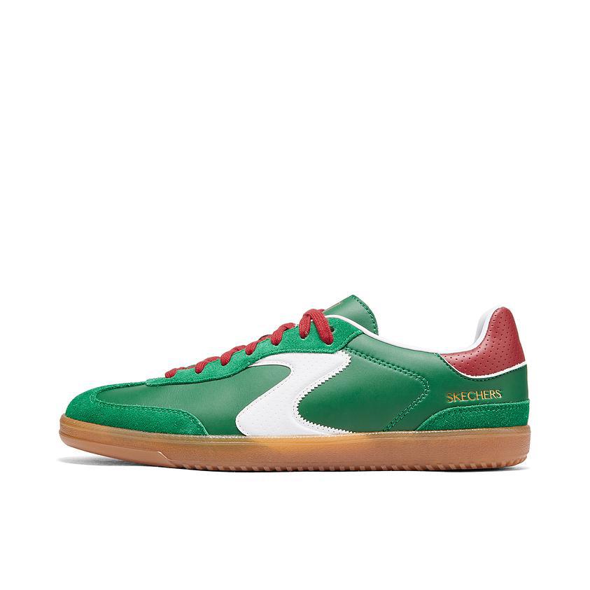 推荐商品：Skechers/斯凯奇 Court Classics 防滑 回弹 贴合耐磨 低帮 闪穿 圆头 薄底 绑带 简洁风 板鞋 灰色/白色
