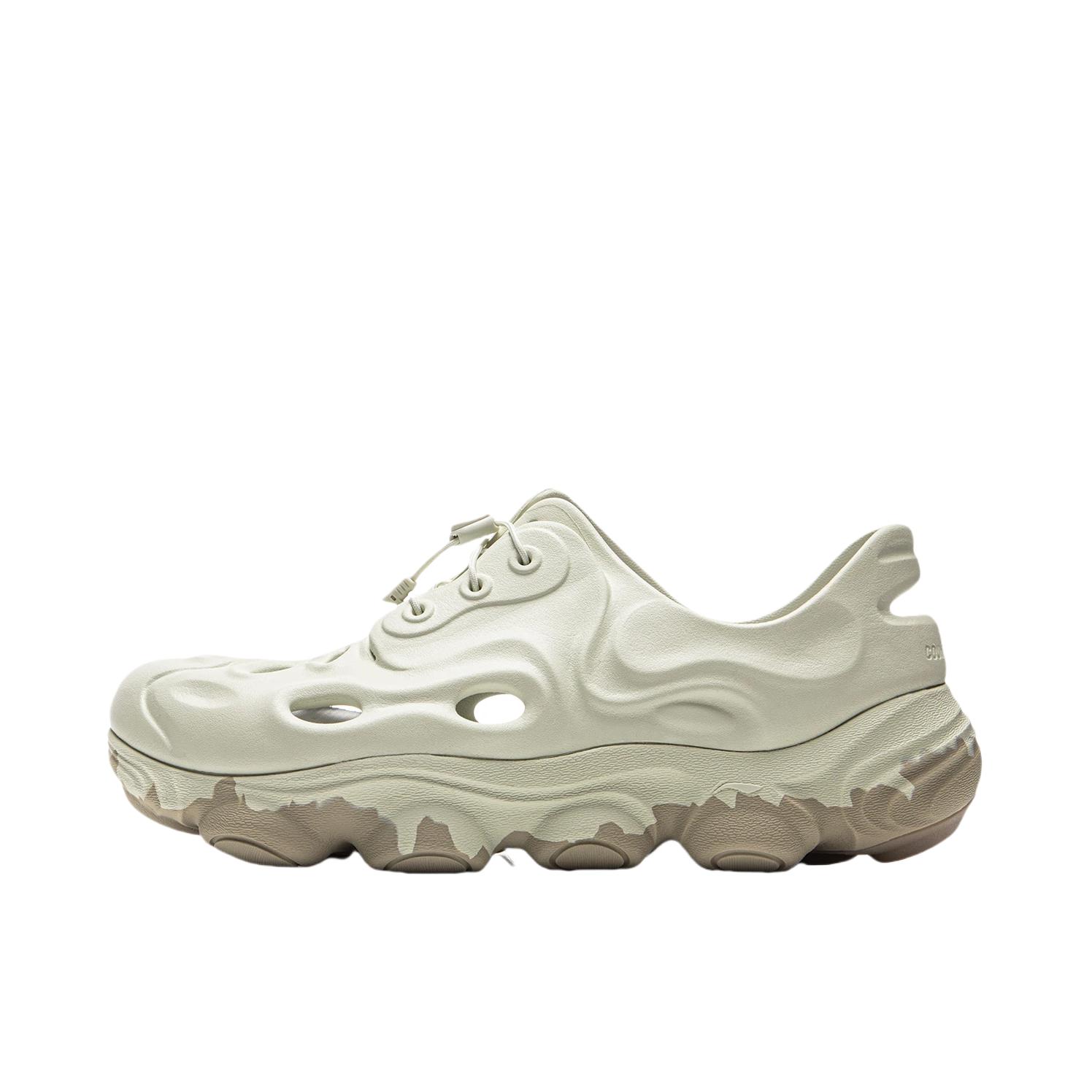 推荐商品：李宁  CF溯浔涧  舒适 减震 回弹 户外休闲鞋 凉鞋 浅茶绿