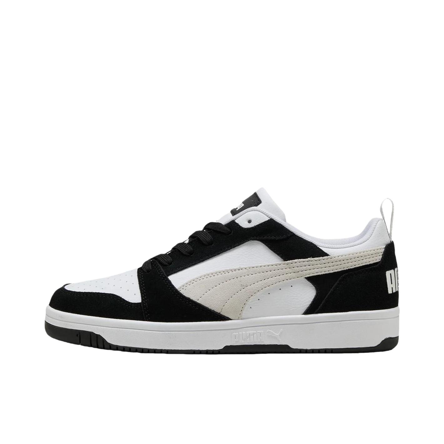 推荐商品：Puma/彪马 Rebound V6 小白鞋 板鞋 防滑耐磨舒适透气轻便复古百搭薄底耐穿篮球风 碳黑色/纯白色