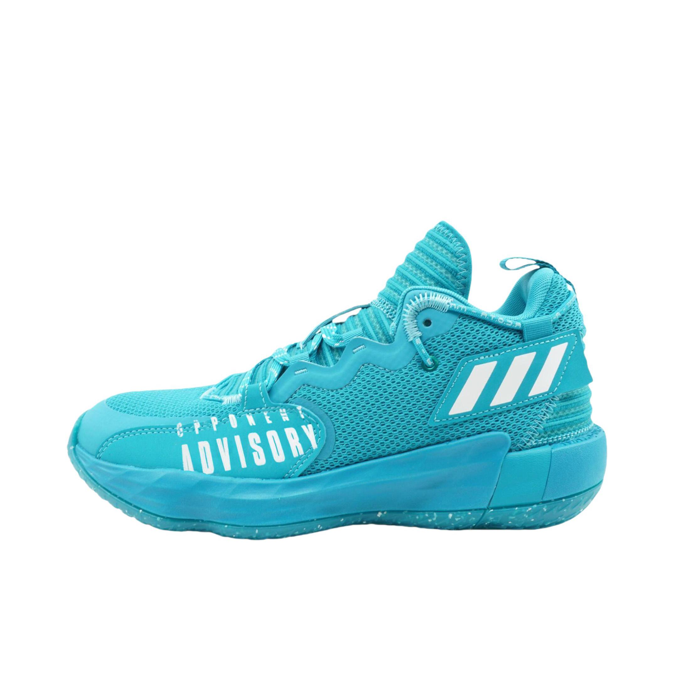 推荐商品：adidas Dame 7 利拉德 篮球鞋 实战训练缓震回弹防滑耐磨透气 水蓝色