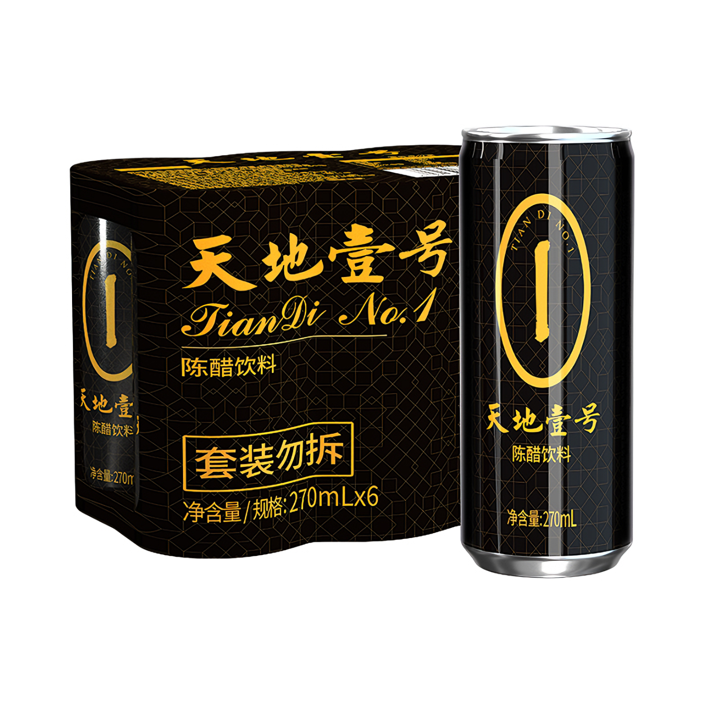 推荐商品：天地壹号 陈醋饮料 270ml 罐装