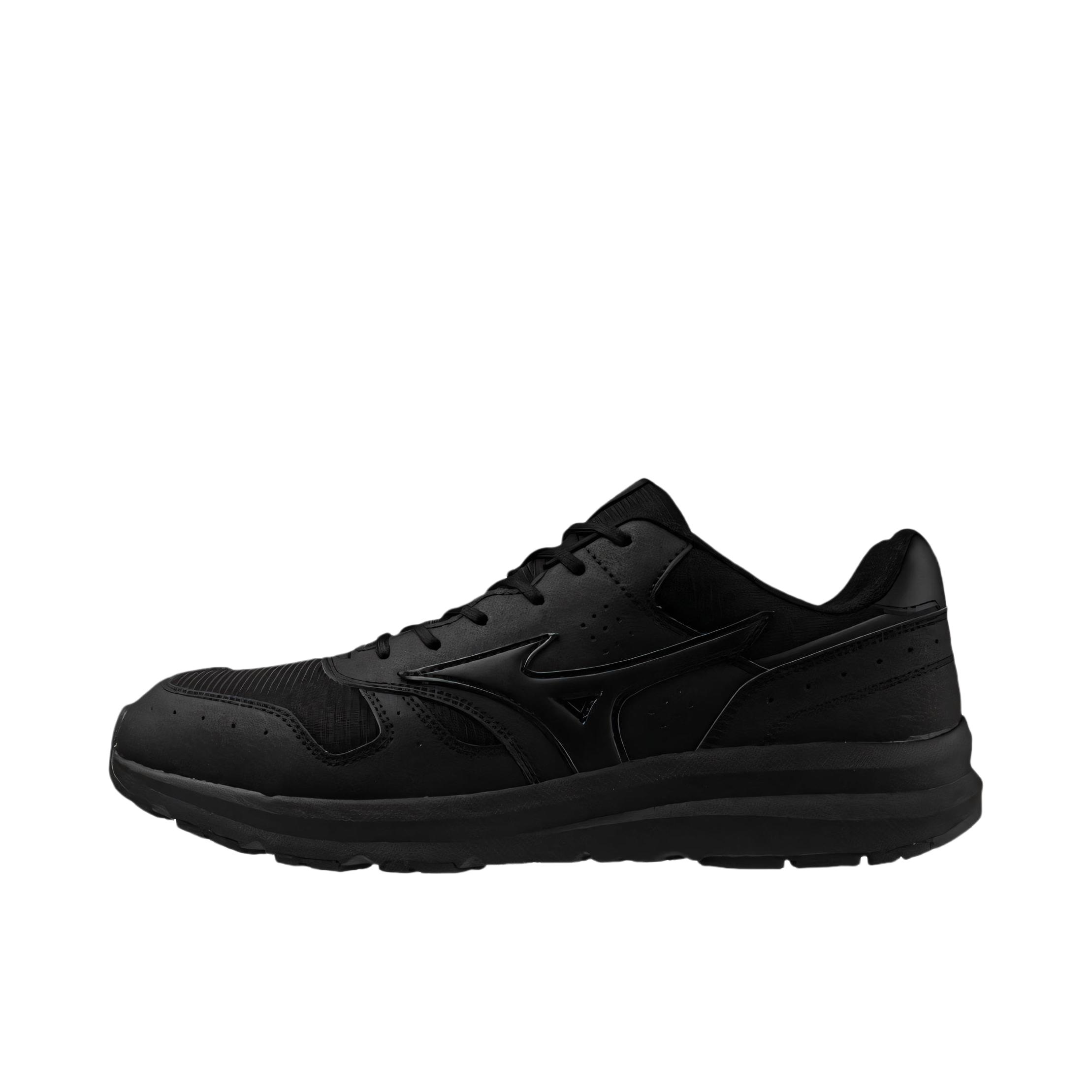 推荐商品：Mizuno/美津浓  Wave Freeride  防滑耐磨 轻便透气 圆头 舒适百搭  跑鞋 全黑色