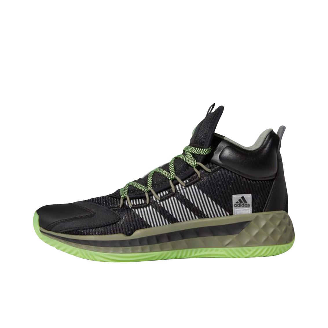 推荐商品：adidas Pro Boost GCA 篮球鞋 减震回弹舒适透气实战防滑耐磨 黑色/绿色