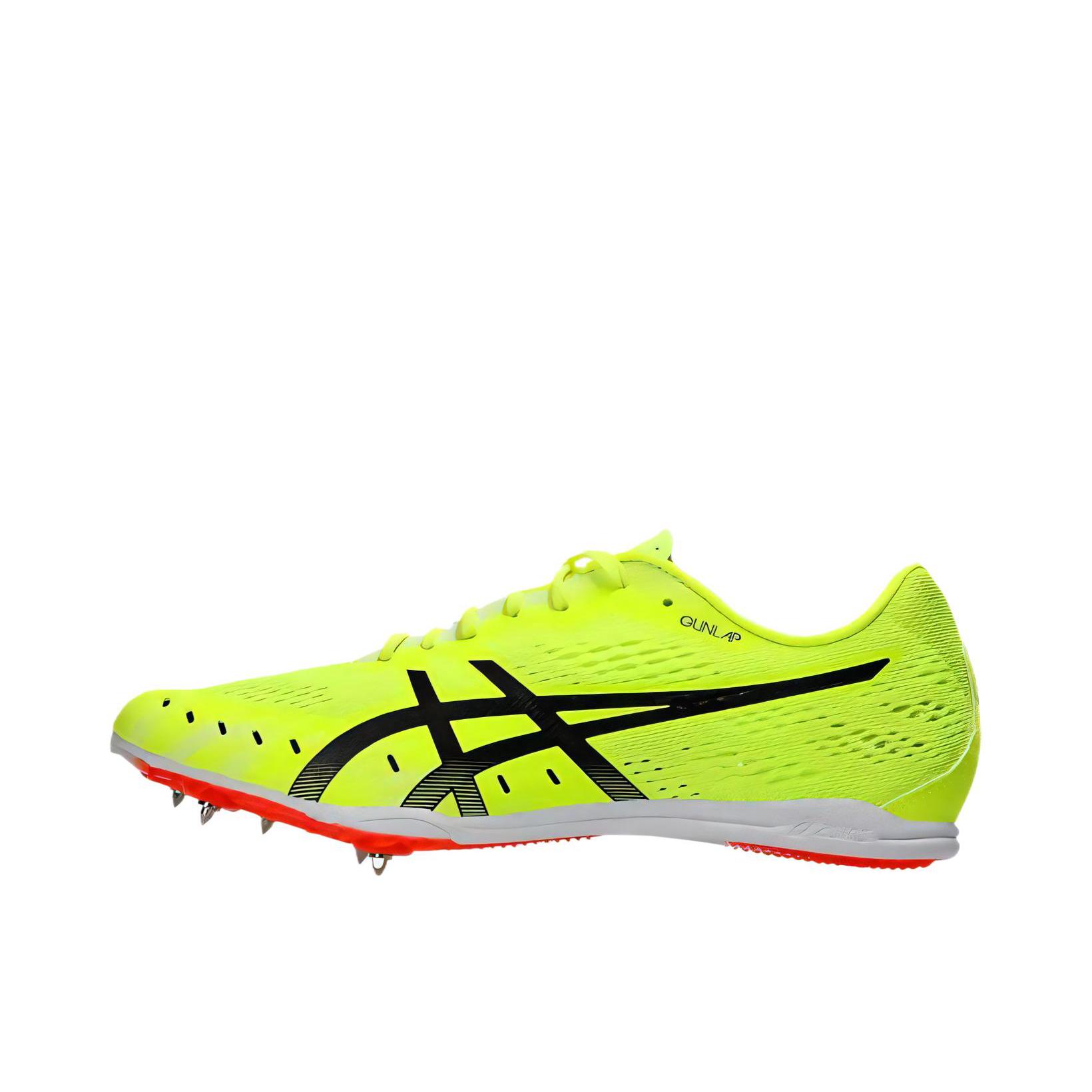 推荐商品：Asics/亚瑟士 Gun Lap 2 防滑耐磨 透气轻便 田径 回弹 钉鞋 跑鞋 安全黄色/黑色