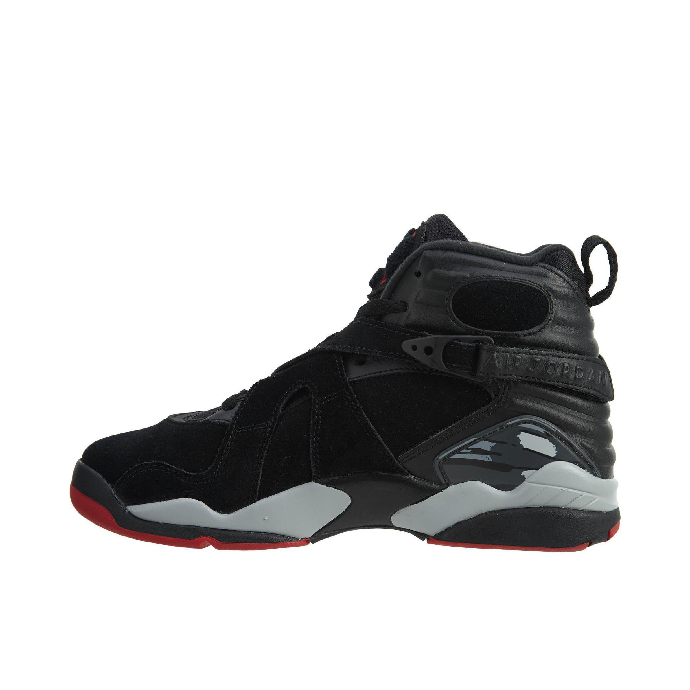 推荐商品：Air Jordan 8 运动休闲鞋 减震轻便防滑耐磨舒适百搭复古包裹性合成革支撑 Black Cement 黑水泥